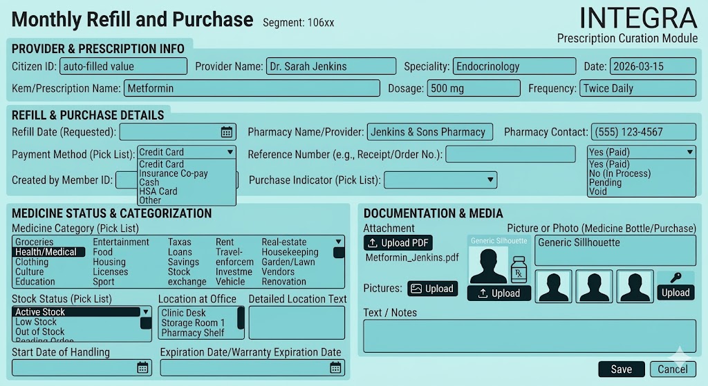 Prescription Module